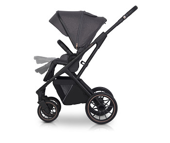 Kočárek dvojkombinace Cavoe Axo Shine French Gray