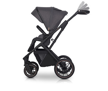 Kočárek dvojkombinace Cavoe Axo Shine French Gray