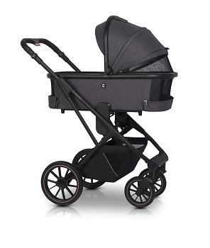 Kočárek dvojkombinace Cavoe Axo Shine French Gray