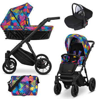 Kočárek Kunert Kunert Ivento IVE-05 Colors Impresion s autosedačkou za příplatek