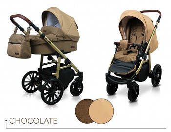 Kočárek Baby Lux Aspero Chocolate