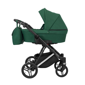Hluboký kočárek Kunert Lazzio Premium Carry Silver 05 zelená