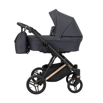 Hluboký kočárek Kunert Lazzio Premium Carry Cooper 08 šedý