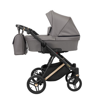 Hluboký kočárek Kunert Lazzio Premium Carry Cooper 10 grafit eco