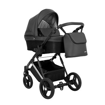 Kočárek Kunert Lazzio Premium Silver 11 černý eco
