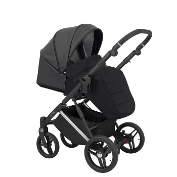 Kočárek Kunert Lazzio Premium Silver 11 černý eco