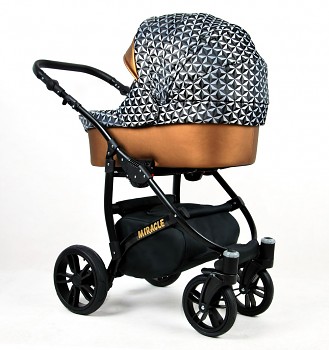 Kočárek Raf-Pol Baby Lux Miracle v provedení Optical Copper