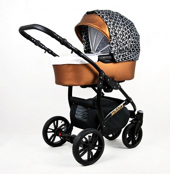 Kočárek Raf-Pol Baby Lux Miracle v provedení Optical Copper