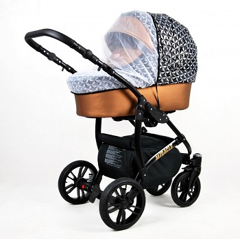 Kočárek Raf-Pol Baby Lux Miracle v provedení Optical Copper