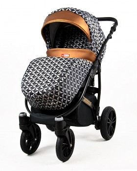 Kočárek Baby Lux Miracle v provedení Optical Copper