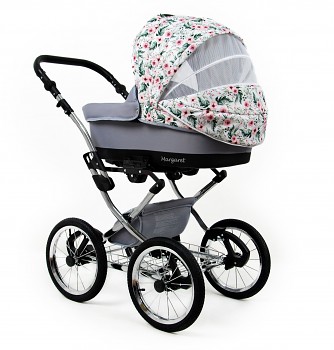 Kočárek Raf-Pol Baby Lux Margaret v provedení Wild Flowers