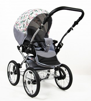 Kočárek Raf-Pol Baby Lux Margaret v provedení Wild Flowers