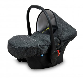 Kočárek Baby Lux Sky Lark Soft Alu Black Flex - autosedačka za příplatek