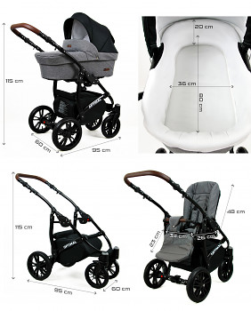 Baby Lux Optimal - rozměry