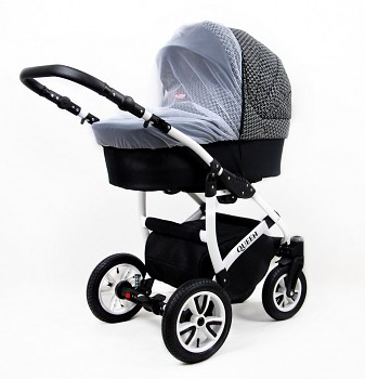 Kočárek Baby Lux Queen v provedení Clasic Black