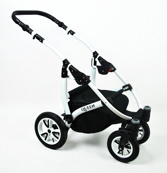 Kočárek Baby Lux Queen v provedení Clasic Black