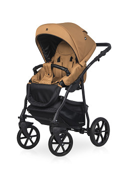 Kombinovaný kočárek Riko Basic 2023 New Camel - bezdušová kola