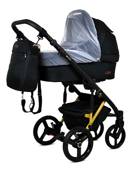 Vzorová fotografie - kočárek Baby Lux UZO Alu v provedení Gold Onyx