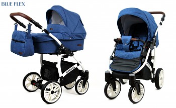 Kočárek Raf-Pol Optimal White 03 Blue Flex 2020