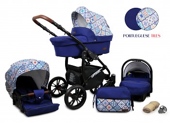 Kočárek Baby Lux Optimal Black Portueguese Tilese 2019