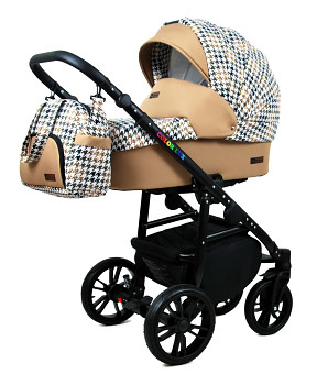 BabyLux Colorlux Black Gold Houndstooth