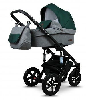 BabyLux Sky Lark Soft Alu Black Grey Flex Green