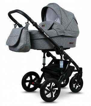 BabyLux Sky Lark Soft Alu Black Grey Flex