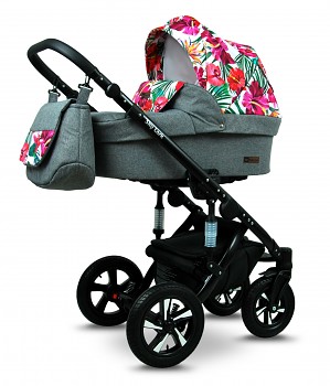 BabyLux Sky Lark Soft Alu Black Grey Flex Hibiscus