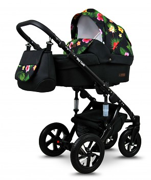 BabyLux Sky Lark Soft Alu Black Paradise Flowers