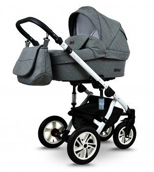 BabyLux Sky Lark Soft Alu White Grey Flex