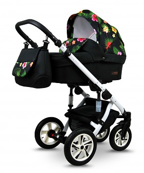 BabyLux Sky Lark Soft Alu White Paradise Flowers