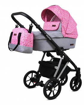 BabyLux Marlux Magnetic Silver Small Roses of Pink